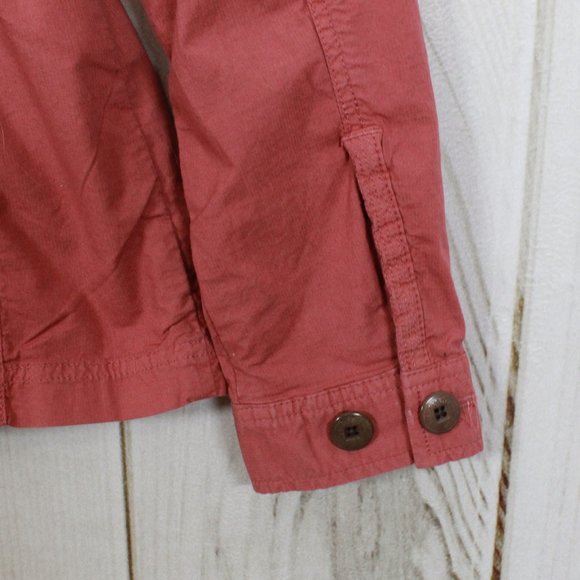 LL BEAN Women's Pink Ripstop Field Jacket Size XS - Picture 8 of 13